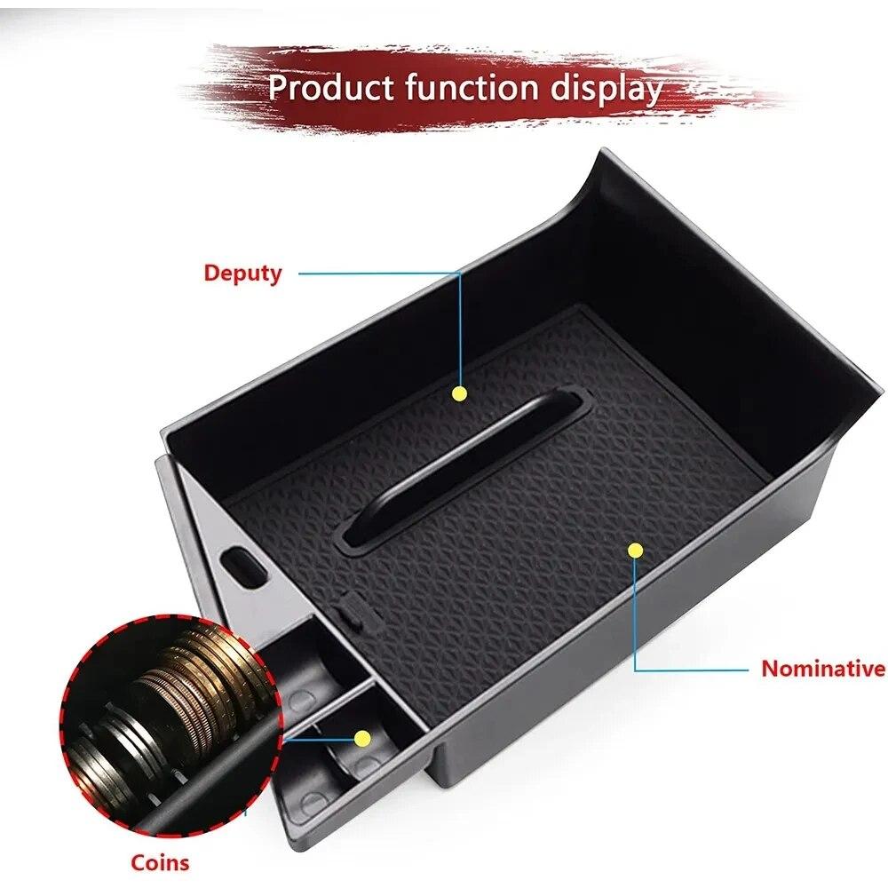 For Hyundai Elantra Avante i30 Sedan CN7  2022 Central Armrest Storage Box Center Console Organizer Tray Auto Accessories