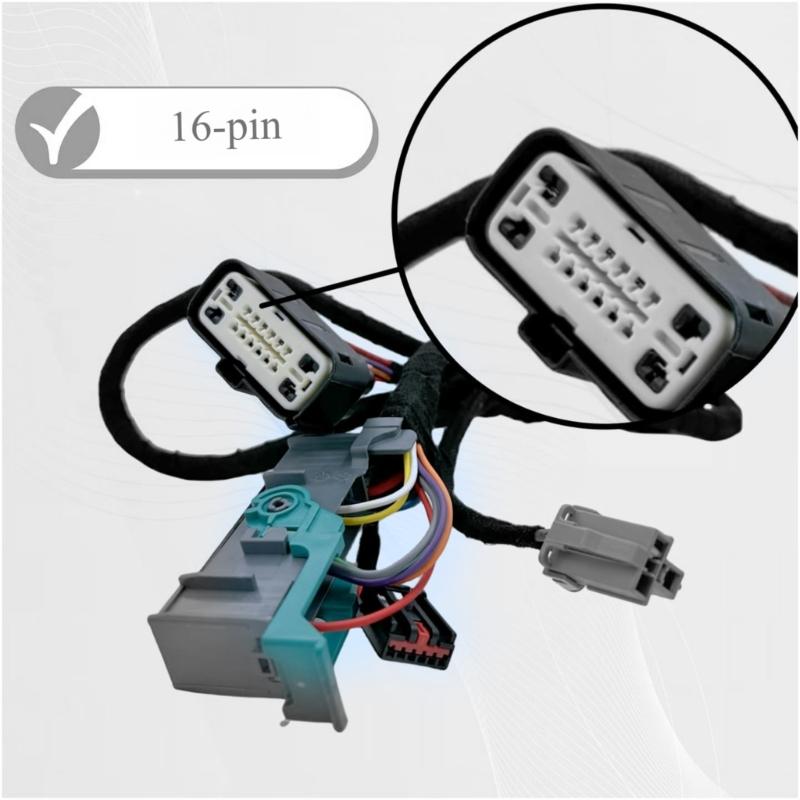 Simple Installation 16Pin Jump Seat Link Harness Works For 2016 2019 SUV Light Weight High execution