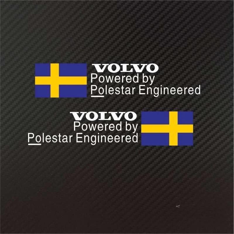 Personalized Car Front Personality Static Sticker Waterproof Static Decal For Volvo Polestar S60 XC60 S40 XC40 XC90 V60 S80 V90