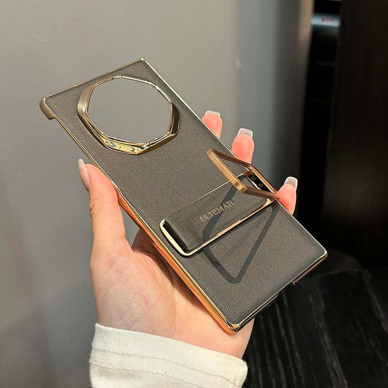 Anwendbar auf Huawei matext Handyhülle Drei-Falt-Armbandhalterung Neue Anti-Drop-Internet-Berühmtheit Geschäftsleute Männer und Frauen XT Lederhülle