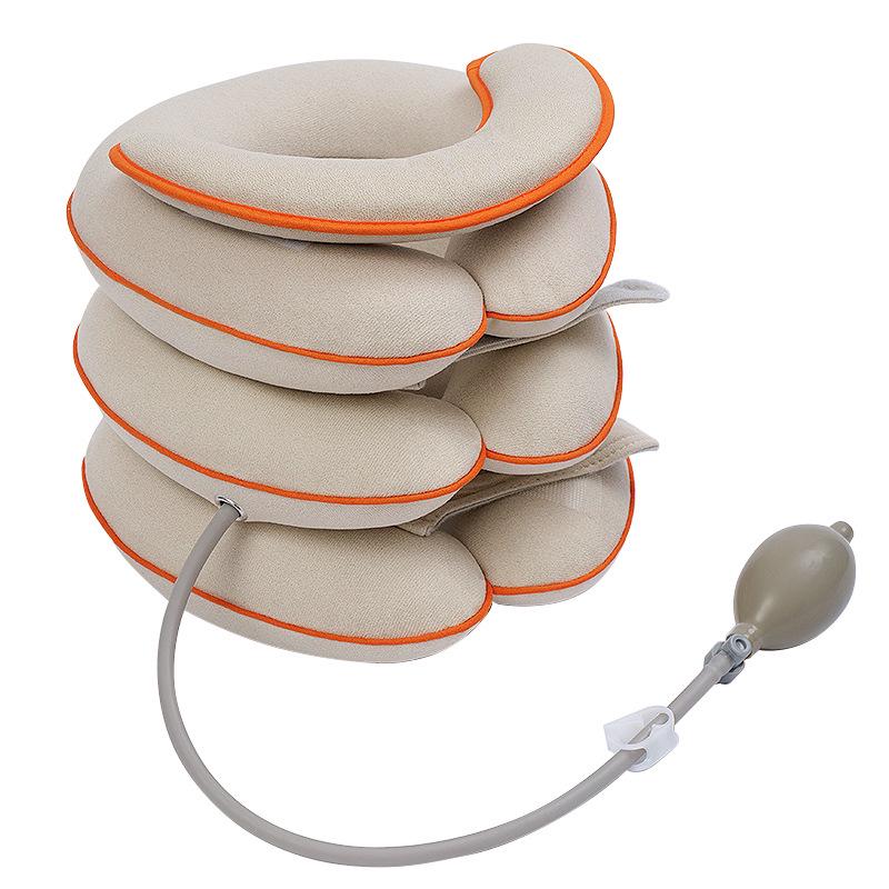 Inflatable Neck Brace Cervical Traction Device - Home Use Correction and Support Collar