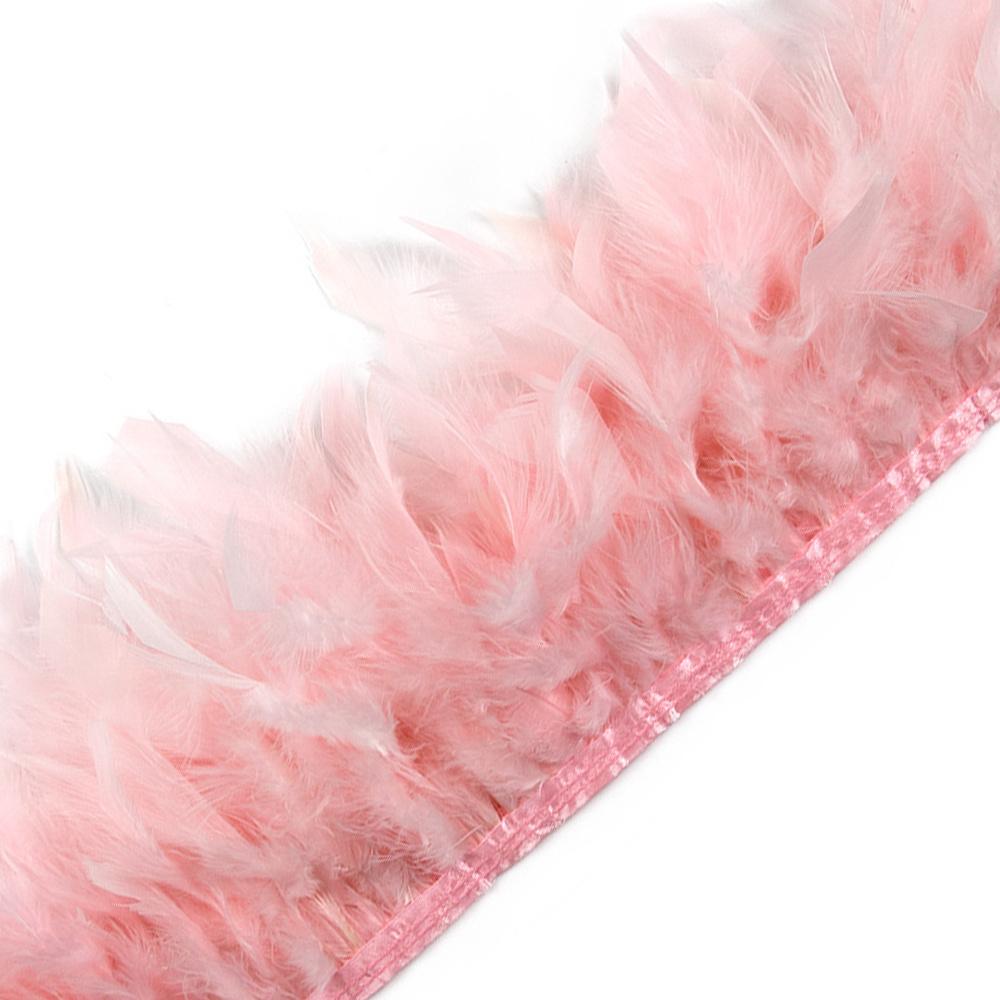 1Meter Natural Turkey Feathers Trims Height 10-15Cm Crafts Wedding Party Clothing Decor Diy Feather Ribbon Sewing Decoration