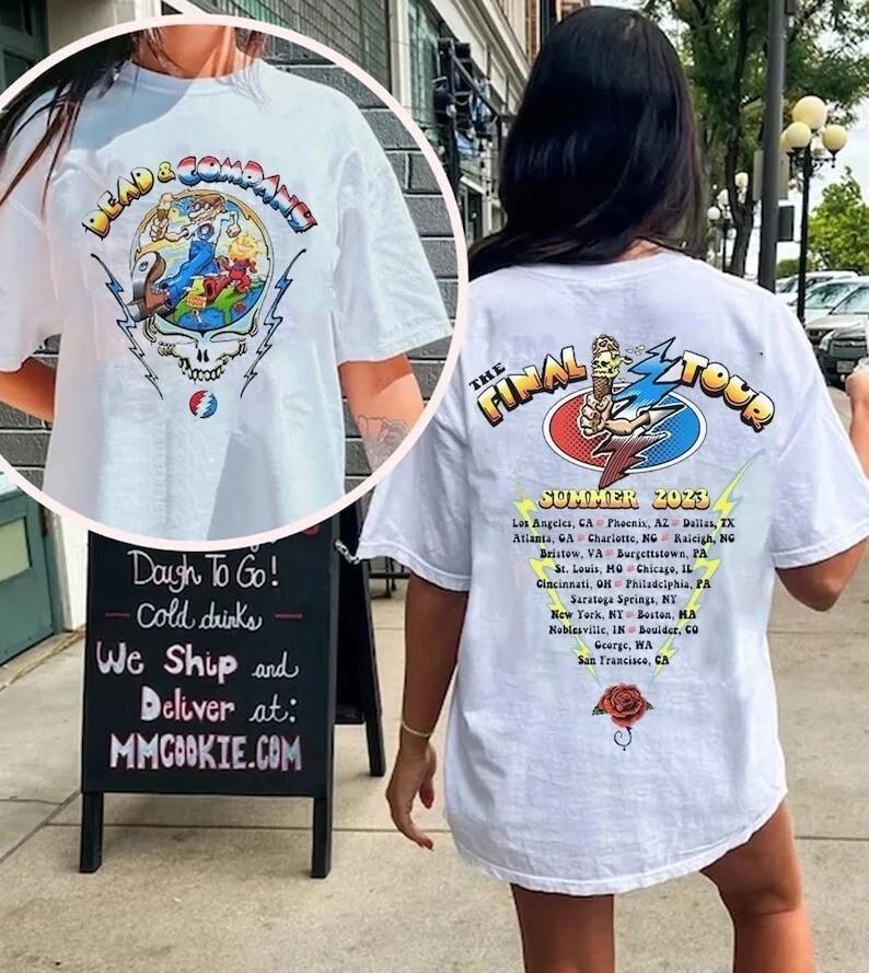 VTG Dead N Company The Final 2023 Summer Tour Shirt Dead Co The Final 2023 XXXL
