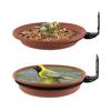 Tree Mounted Bird Bath Bowl Tree Mounted Bird Feeder Tree Mounted Bird Bath Bowl with Heavy Duty Metal Ring for Backyard Terrace