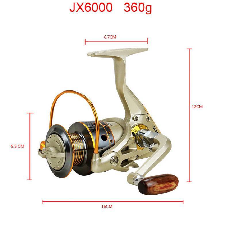Metal Spinning Reel With Aluminum Alloy Construction For Freshwater Fishing Enthusiasts