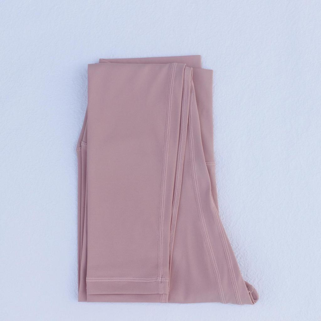 LULU Women's High-Waist Yoga Leggings with Pocket for Long-Leg Look