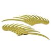 1pair Car Auto Motorcycle Body Sticker 3D Eagle Angel Wings Badge Style ABS Decals Silver/Gold Exterior Accessories