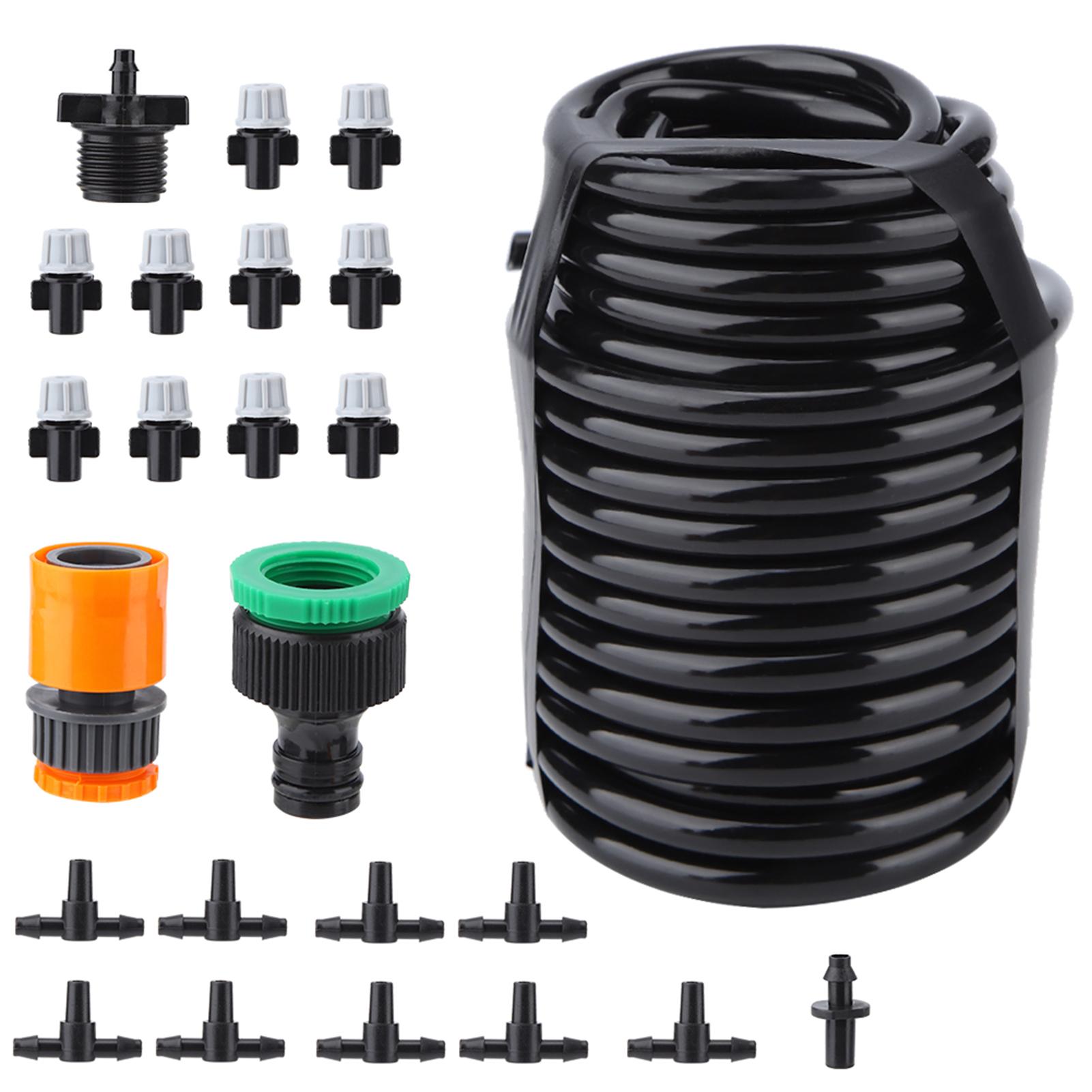 

10m DIY Lawn Sprinkler Irrigation Auto Water Plant Watering Garden Hose Set