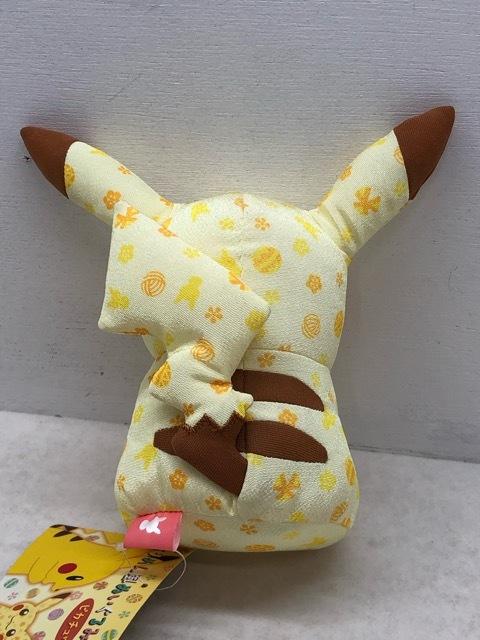 Tag Attached Plush Toy Pikachu Pocket Monsters Pokemon Center Pokemon X Japanese Pattern 103 Chirimen-style [P4098-008]