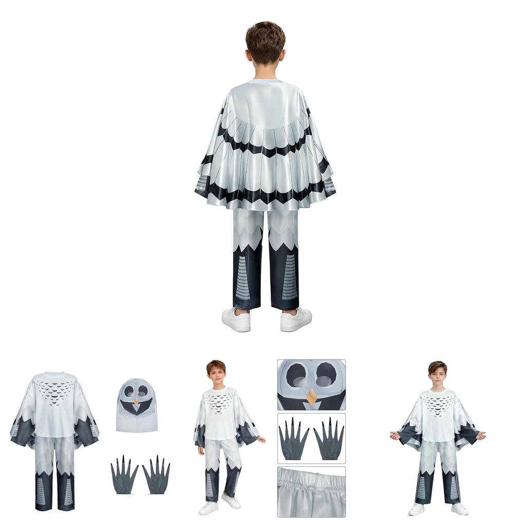 99 Nocí V Lese Halloweenský Kostým Sova Jednodílný Zvířecí Oblek Pro Cosplay A Večírky