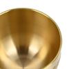 Massiver Messing Kaffee Trinkbecher Reliefmuster Wasserschale Buddha Anbetung