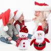 Christmas Faceless Doll Gnome Ornaments LED Light Plush Knitting Crafts Pendant Decor Christmas Decorations for Home Kids Gift
