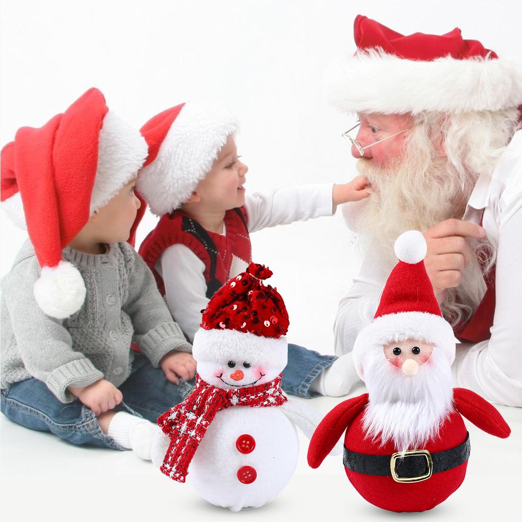 Christmas Faceless Doll Gnome Ornaments LED Light Plush Knitting Crafts Pendant Decor Christmas Decorations for Home Kids Gift