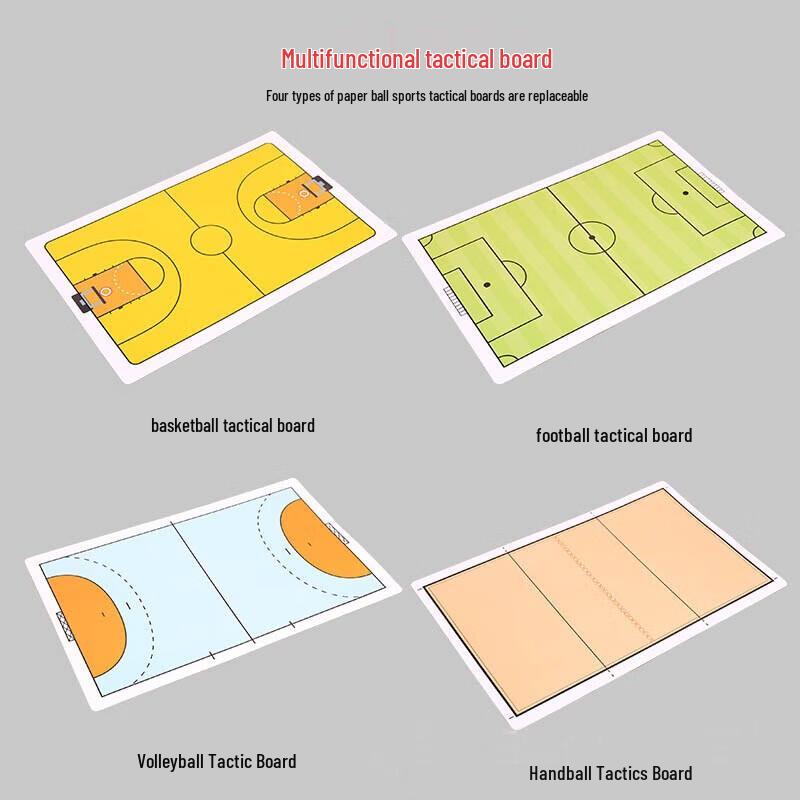 4-in-1 Multi-Sport Tactical Coaching Board Set