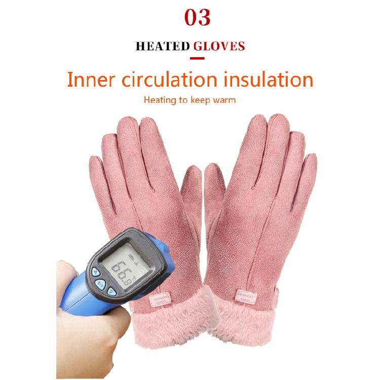 USB Heizhandschuhe Wärmehandschuhe, für Damen Outdoor Camping Skifahren