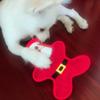 2025  Large Durable Christmas Chew Toy Indestructible Santa Claus Plush Aggressive Interactive Dog Toy Cute Cartoony PP
