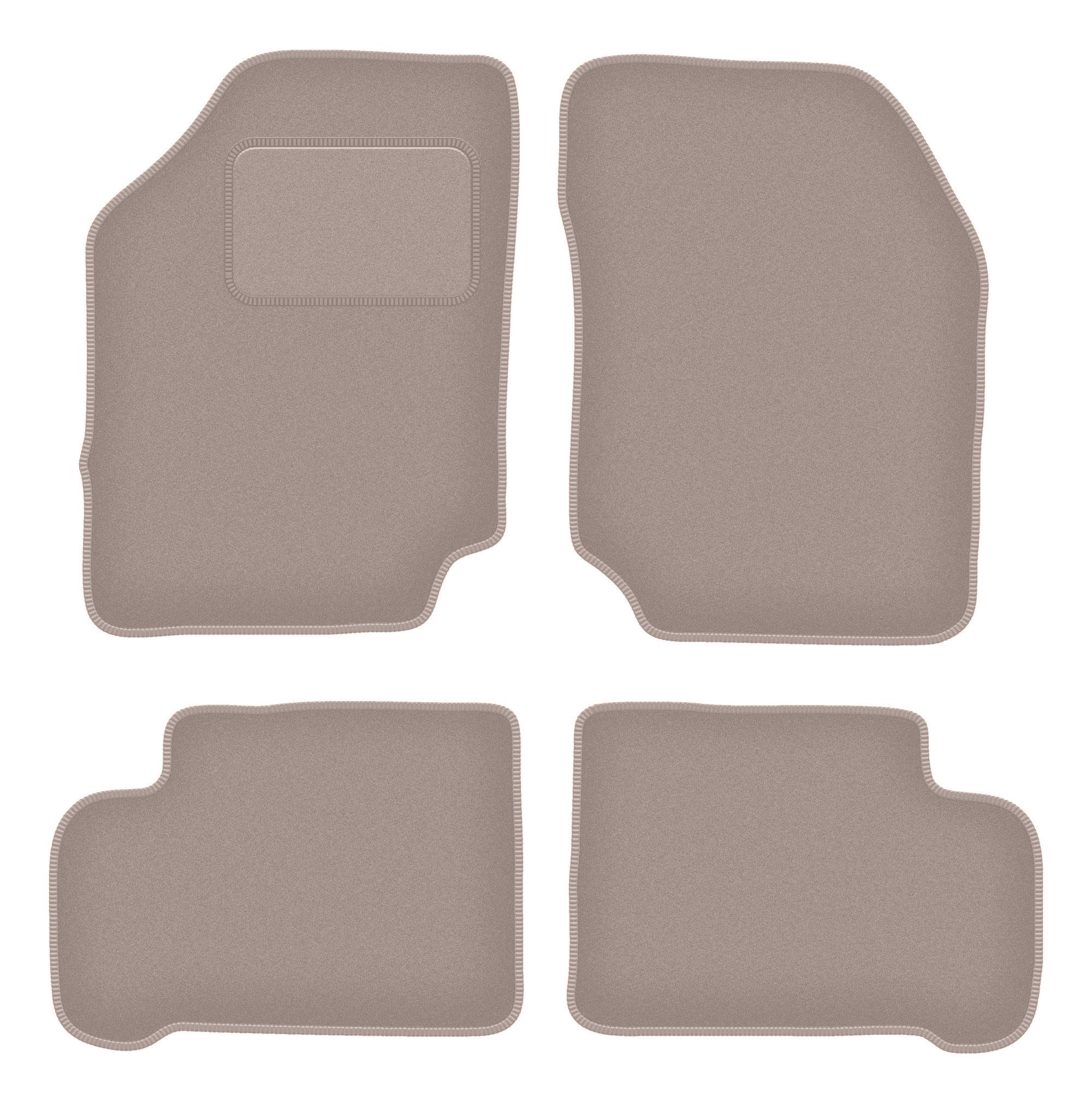 Beige velours vloermatten voor: Nissan 100NX coupé, targa (1990-1995)