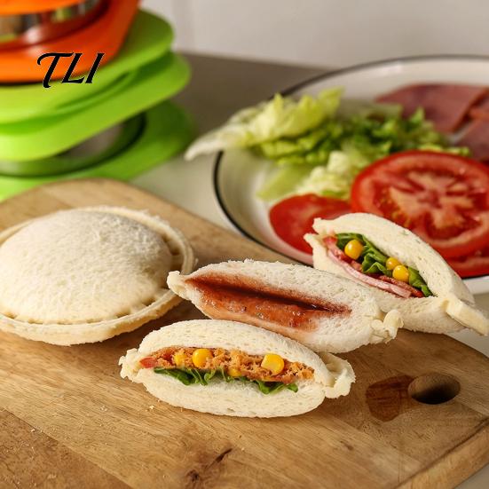 Stroj na výrobu sendvičů Uncrustable, Kráječ a těsnič bez kůrky, Kulatý výrobník, Nástroj na krájení a těsnění pro domácí použití, potravinářský, pro dětské obědové boxy, Bento