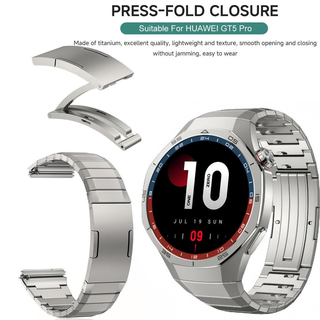 Original Luxury Titanium Strap For Huawei Watch GT 5 Pro Metal Bracelet For Huawei Watch GT5 Pro 46mm Specialized Watch Strap