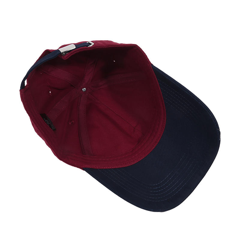Fashion Korean Style Letter Embroidered Baseball Cap Unisex Street Casual Color Blocking Peaked Cap