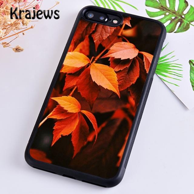 

Krajews Autumn Spring Season Leaves Phone Case Cover For iPhone 17 Air 16 15 14 plus 11 12 13 pro max coque Fundas iPhone 13