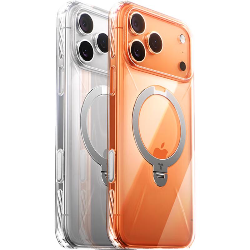 

Torras Q3 Clear Kickstand Phone Case for iPhone iPhone 17 Pro Max