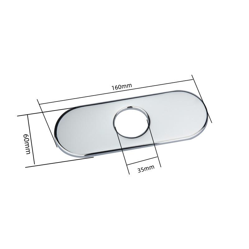 Bathroom Faucet Accessories Hole Cover Deck Plate 6/10 Inch Bathroom Sink Unused Mounting Escutcheon 304