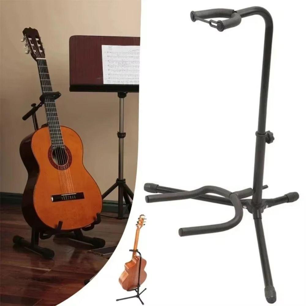 Non-slip Instrument Display Stand Steel Guitar Support Vertical Guitar Rack  Classical Guitar