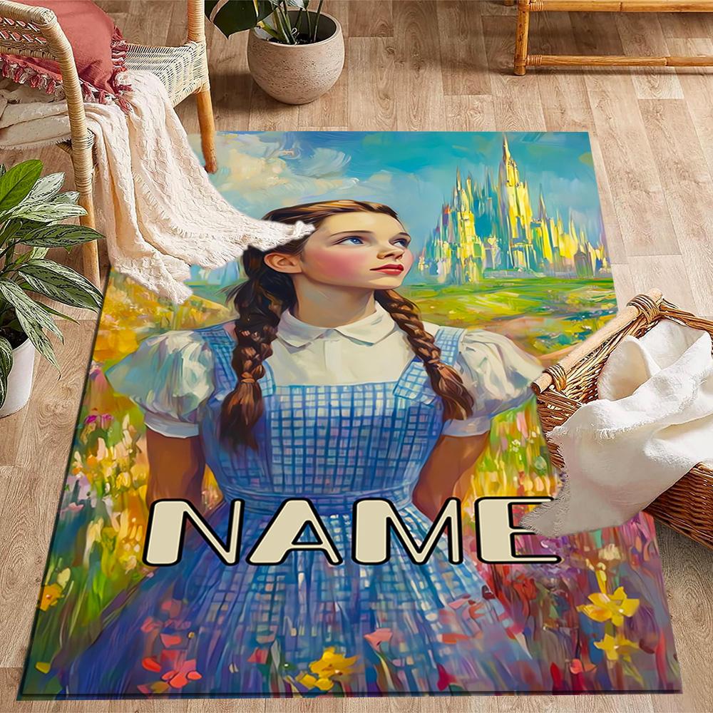 Looney Bulldog Fiery Attitude Personalized Text Carpet Perfect for Entryway Foyer Bedrooms Outdoor Anti-slip Rug Anime Office Decor Spiritual Gift