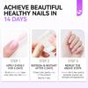 Nail Strengthener Protein for Damaged Nails: Pink 6 In 1 Natural Nail Hardener Extra Strong and Growth - Long Lasting Repair for Damaged Nails -
