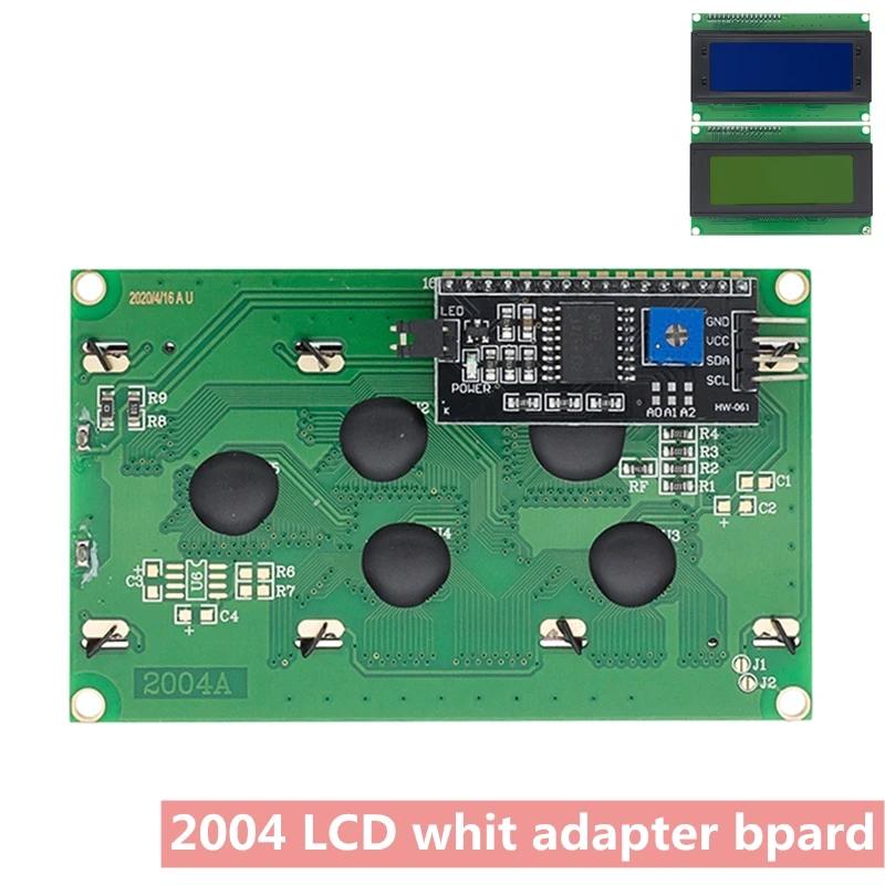 Lcd2004 I2C 2004 20x4 2004a blau/grüner Bildschirm HD44780 Zeichen-LCD/W IIC/I2C serielles Schnittstellen-Adaptermodul für Arduino