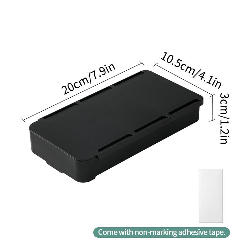 Ящик для хранения под столом, ящик для канцелярских принадлежностей для студентов, органайзер для офисного стола, всякая всячина, большая емкость, детали, аксессуары, хранение