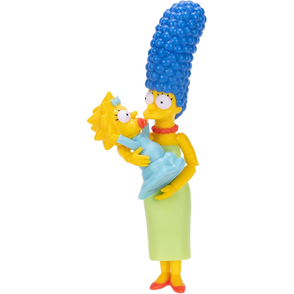 Simpsons Action Figure Wave #3 Marge Simpson and Maggie Simpson 5 Inch Collectible Toy