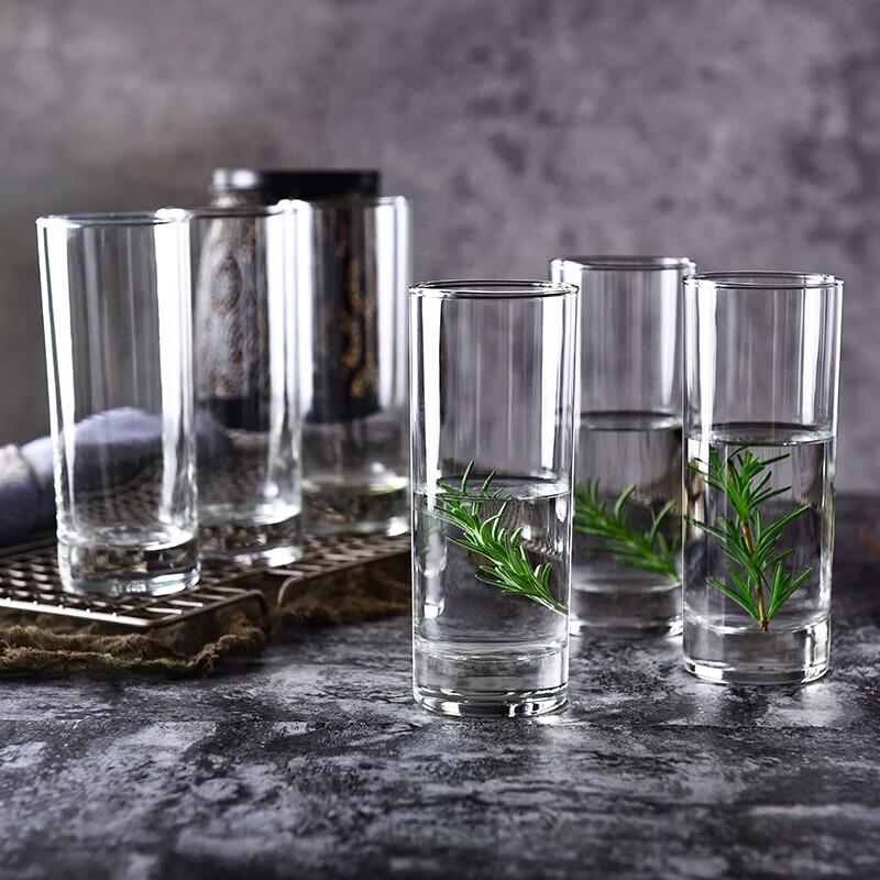 Vasos de Vidrio para Beber Boyi Duo 290ml Importados de Tailandia - Juego de 6