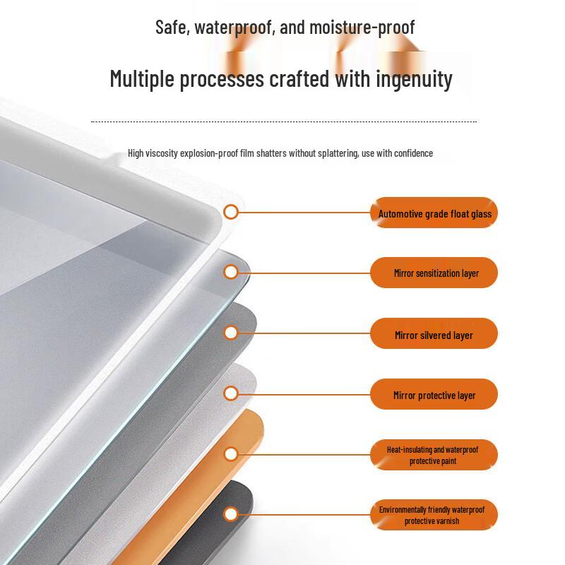 Chang Baosen 30cm Round Wall Mirror