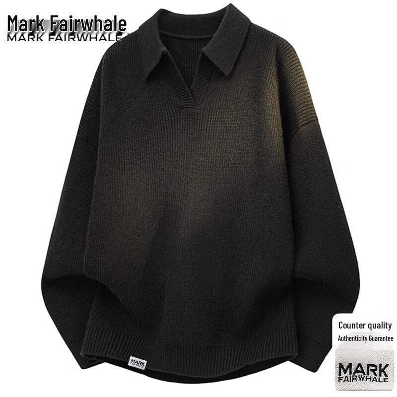 Mark Fairwhale Herren Relaxed Polo Strickpullover