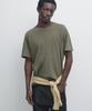 Masimodutti Linen Blend Short Sleeve T-Shirt