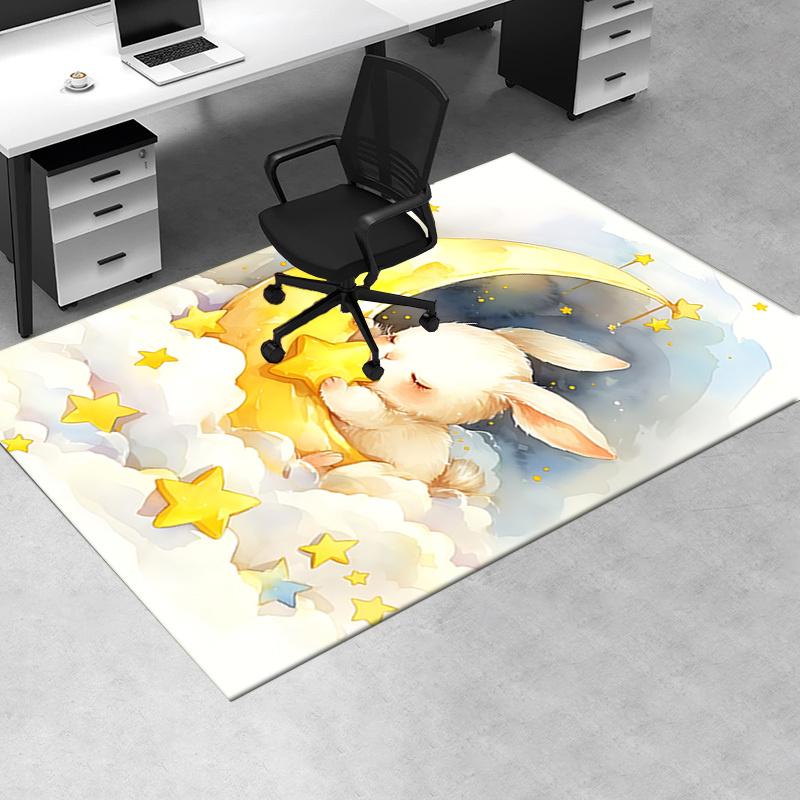 Charmante Sternennacht Stuhlmatte Büro Teppich für Heimdekoration, Geeignet für Wohnzimmer, Schlafzimmer und verschiedene Räume