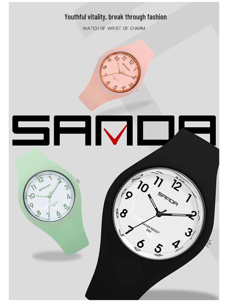 Sanda Trendy Korean Style Digital Sport Watch for Men & Women - Jelly Series