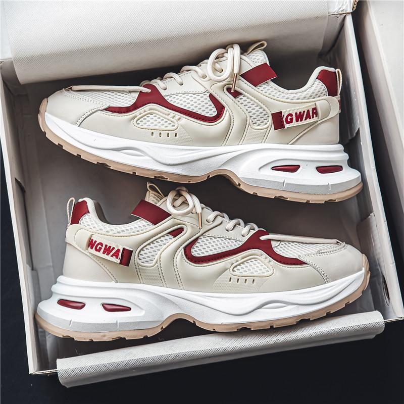 

Classic High Quality Men s Shoes New Thick soled Height Increasing Casual Shoes Mesh Breathable Running Sports Shoes sneakers 44