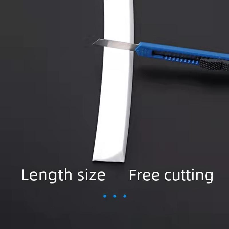 Self-Adhesive Silicone Water Retaining Strip for Countertops, Bathroom, Toilet, and Kitchen Sink