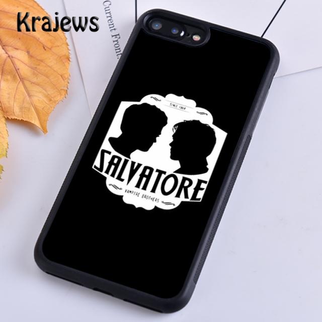Krajews The Vampire Diaries Phone Case Cover For iPhone 17 Air 16 15 14 Plus 11 12 13 Pro Max Coque Shell Fundas