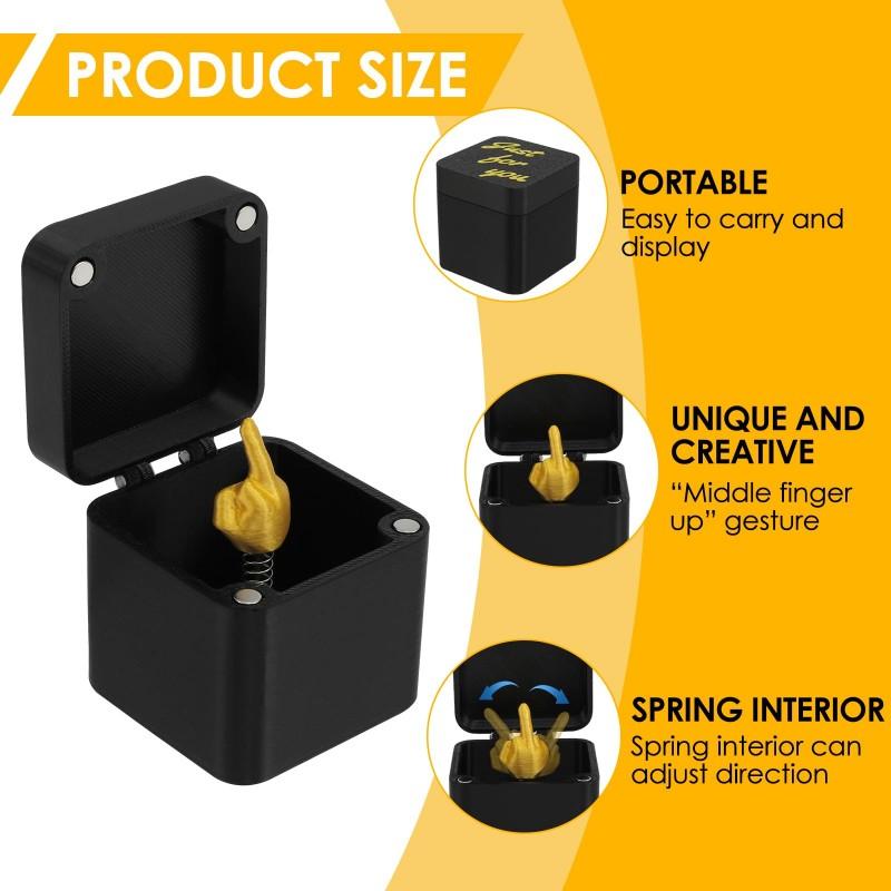 Interesting Prank Gift Middle Finger In Box Box Funny Creative Gifts Office Desk Decoration Home Decoration Gifts For Guests
