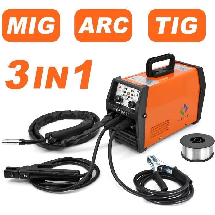 Saldatrice - HITBOX - HBM1200 - 120A - 220V - 3 in 1 MIG/ARC/TIG