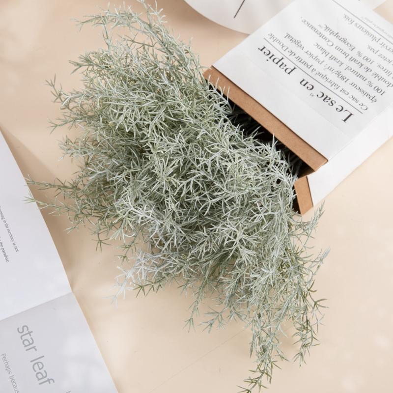 Artificial Rosemary Stems Fake Greenery Plants Realistic Faux Herb For Home Office Garden DIY Decoration Wedding Party Supplies