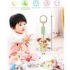 Interactive Baby Stroller Crib Toy – Soft Eco-Friendly Plush with Rattles, Teether & Sensory Learning Features