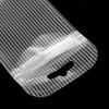 50pcs Bulk Clear PP Pouches Striped Zipper Jewelry Watch Storage