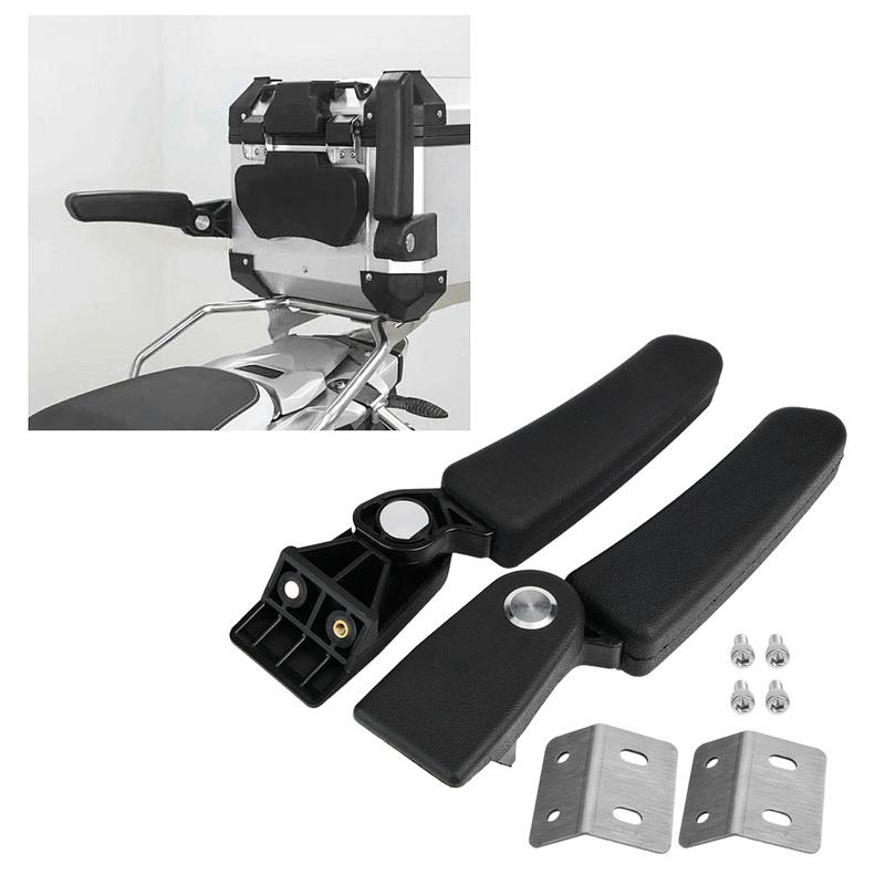 Motorcycle Passenger Rear Folding Top Case Box Rear Armrest Kit for Box Rear Armrest Motorcycle Box Armrest