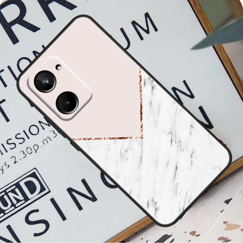 Geometric Marble For Realme C31 C33 C35 C51 C53 C55 C67 GT5 GT Neo 6 9 10 11 12 Pro Plus C21Y C25s C30 Case