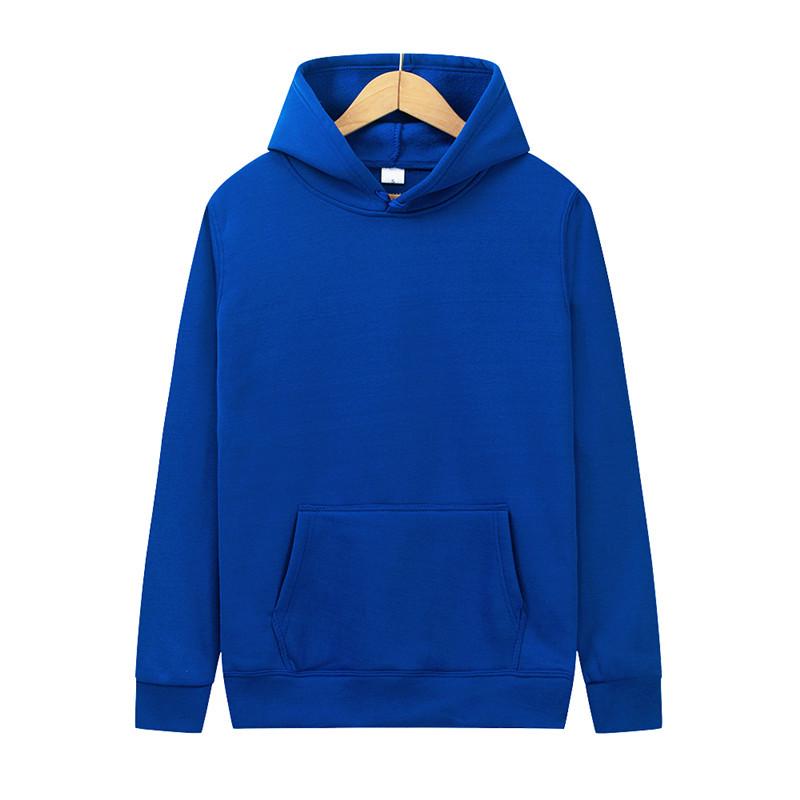 Unisex Solid Color Fleece Hoodie and Sweatpants Set